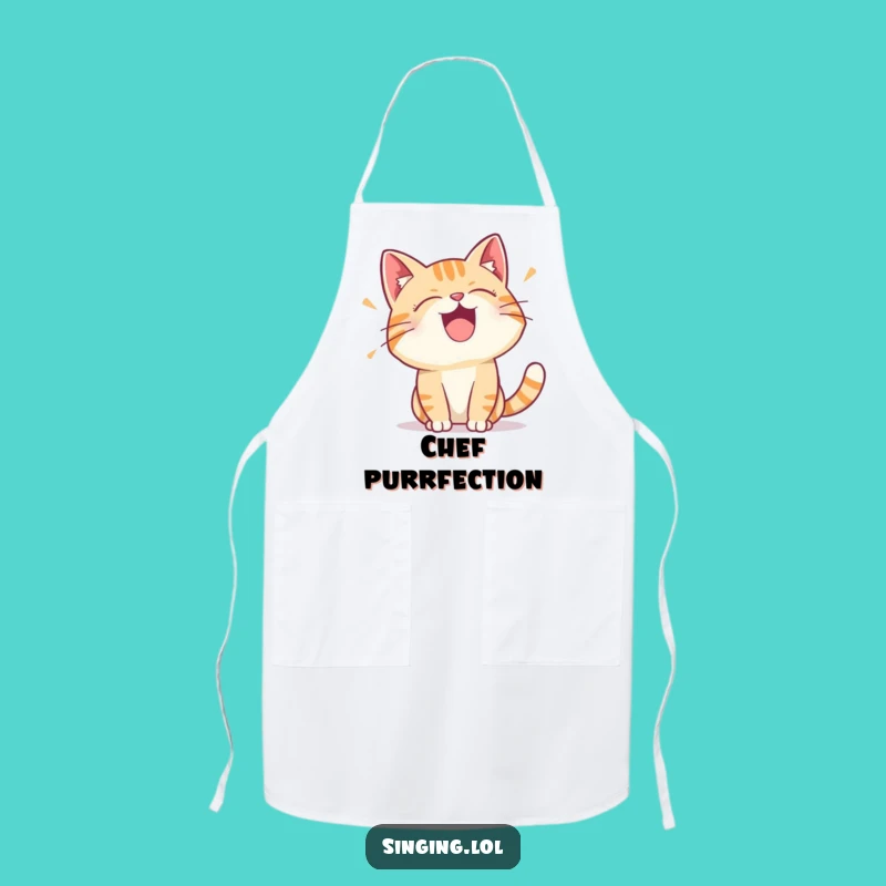 Funny Cat Trill Apron - Kitchen Fun for the Feline Fanatic
