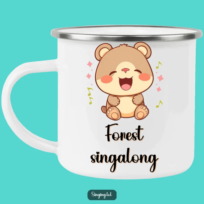 Funny Bear Cub Campfire Mug: Sing Your Adventure Song, A Hilarious Gift
