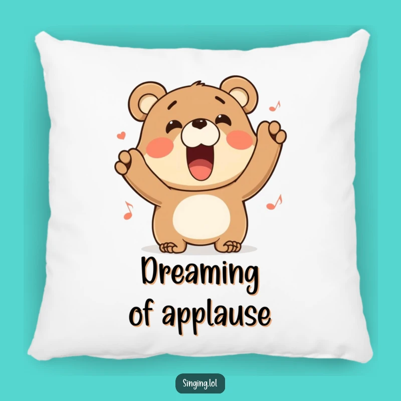 Funny Bear Pillow: Cuddle Up with This Hilarious Singing Bear for Comfort and Giggles