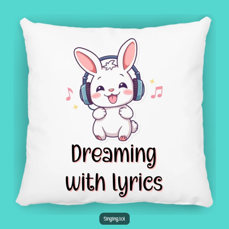 Funny Rabbit Singing Pillow - Comfy and Hilarious Home Decor Gift!