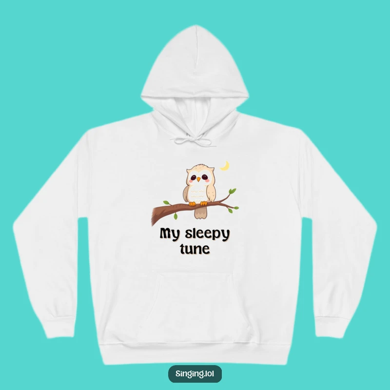 Cozy Funny Owl Lullaby Hoodie - Warmth & Wisdom Included
