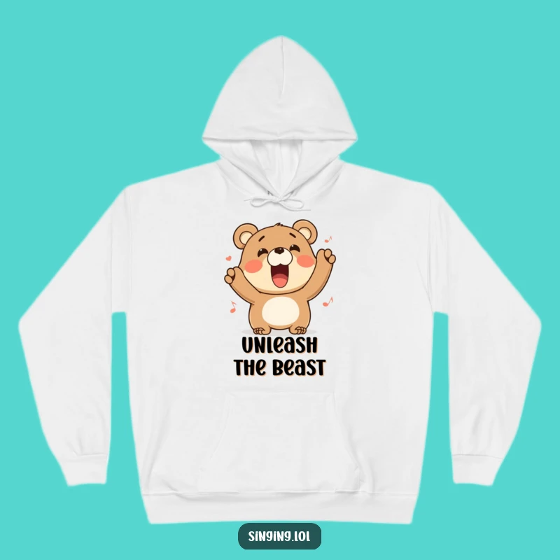 Funny Bear Hoodie: Cozy Up with This Hilarious Singing Bear for Ultimate Warmth and Laughter