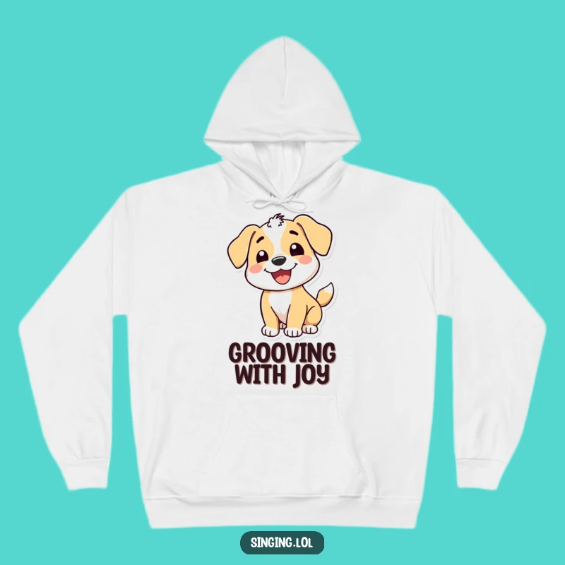 Funny Puppy Wagging Tail Hoodie: Cozy Comfort for Happy Souls!