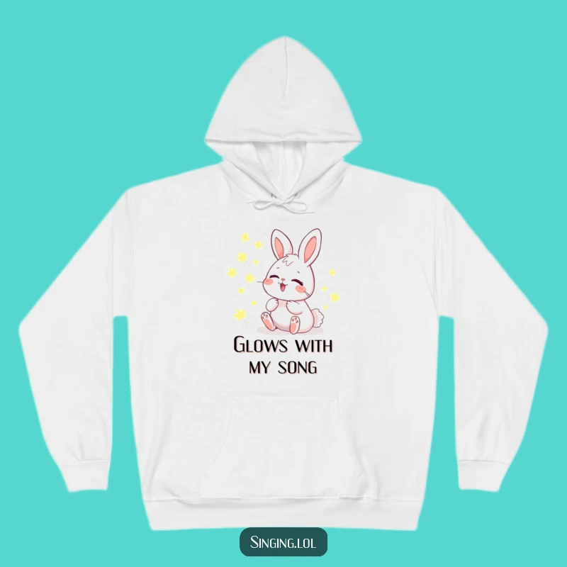 Cozy Funny Giggling Bunny Hoodie: Warmth and Whimsy All Night