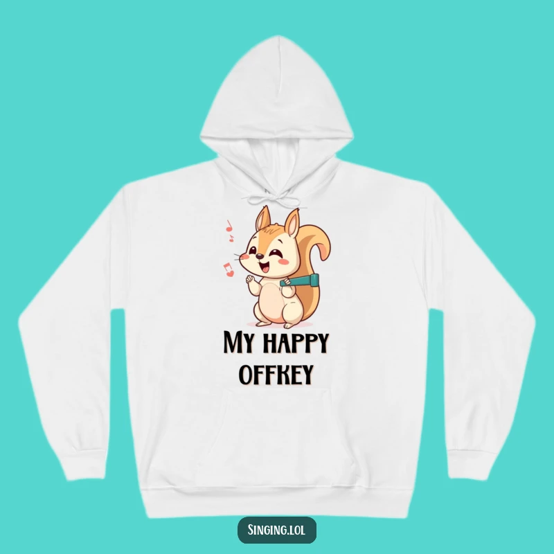 Funny Squirrel Hoodie - Cozy Curious Chatter Gift for Warm and Witty