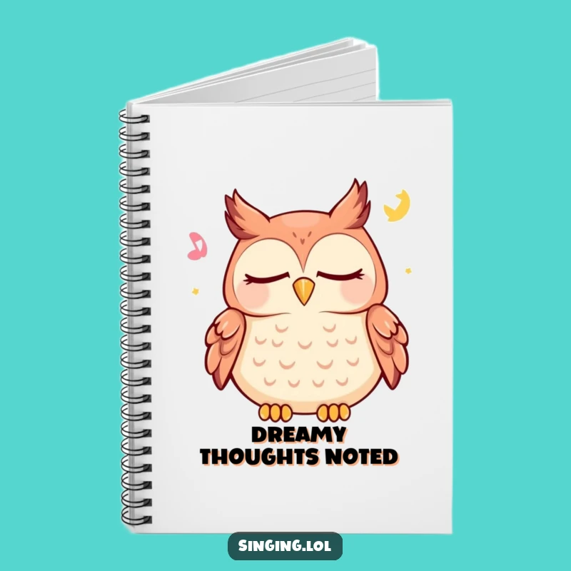 Funny Owl Notebook - Happy Lullaby Journal for Peaceful Notes
