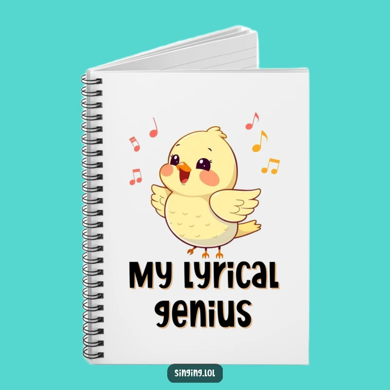 Funny Bird Song Notebook: Write Your Own Melody!
