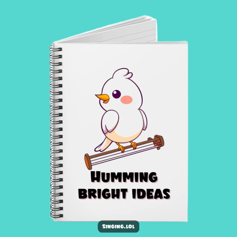 Funny Bird Melody Notebook: Capture Your Tunes, Terrific Funny Gift!