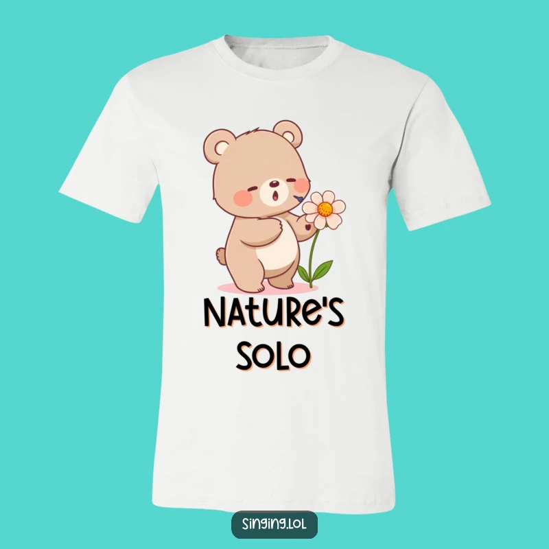 Funny Bear Serenade T-Shirt - Wear Your Musical Nature