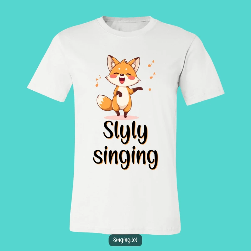Funny Fox Dancing T-Shirt: Hilarious Tee for Playful Singers and Fun Lovers