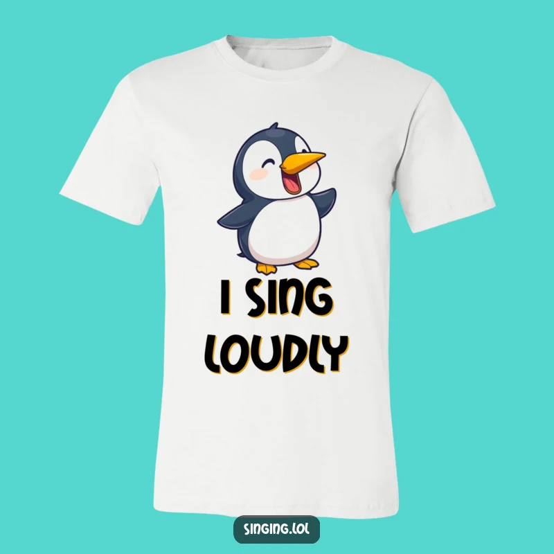 Funny Penguin Ballad T-Shirt: Rock Your Outfit, Unique Funny Gift