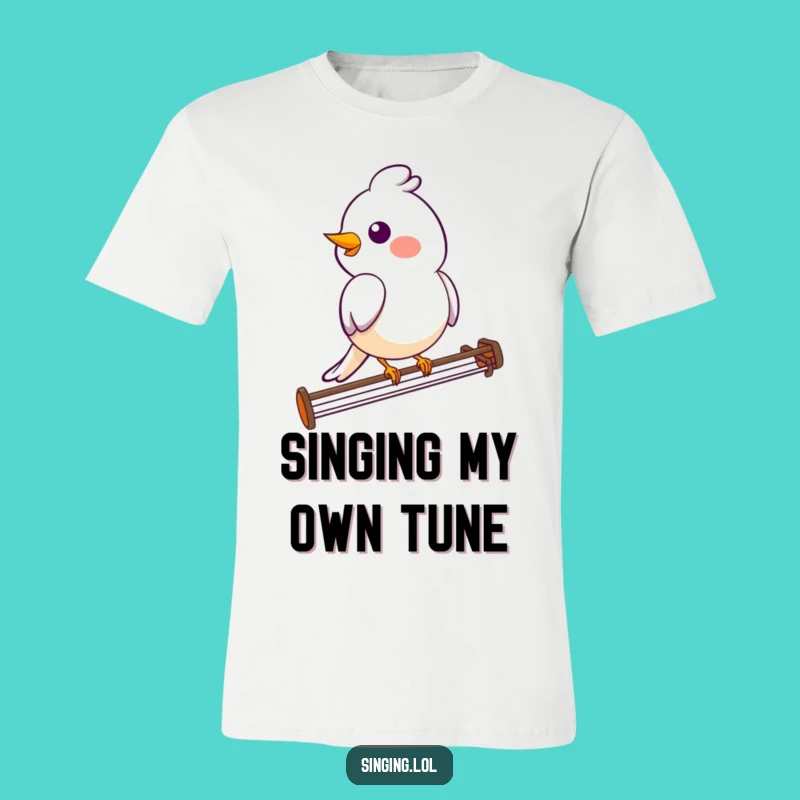 Funny Bird Melody T-Shirt: Wear Your Song, Amazing Funny Gift!